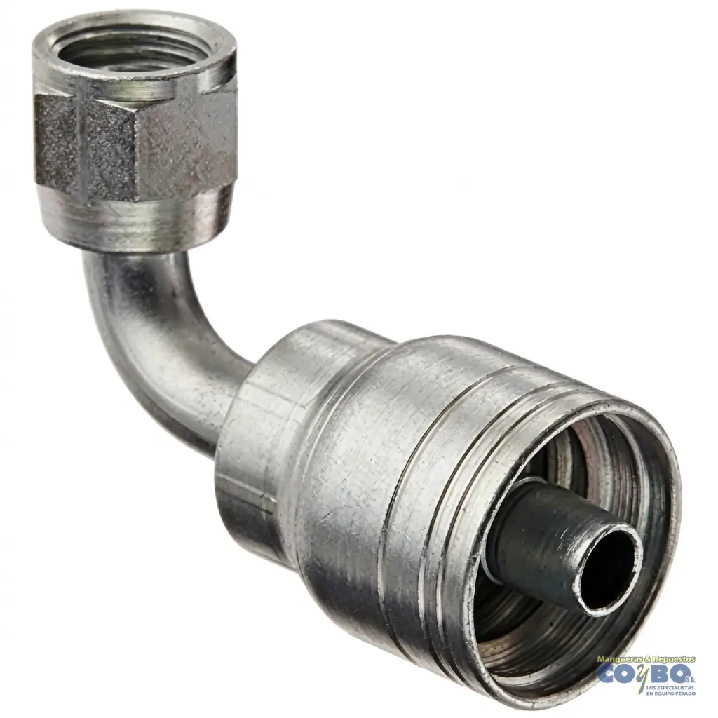 AC H JIC 3/8 90 A MANG 3/8 R1/R2 - Imagen 1