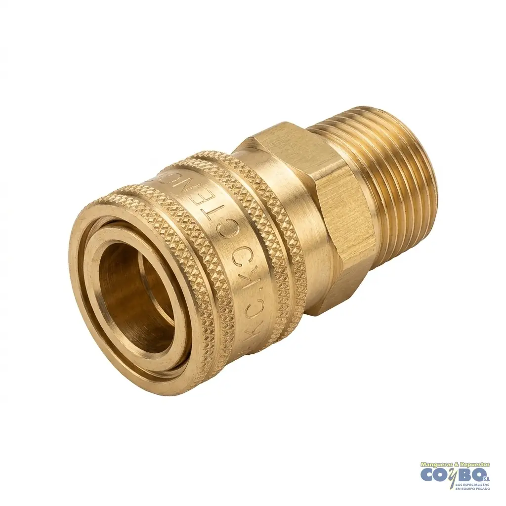 CONEC H RAPIDO P/ AGUA 1/4 A H NPT 1/4 - Imagen 1