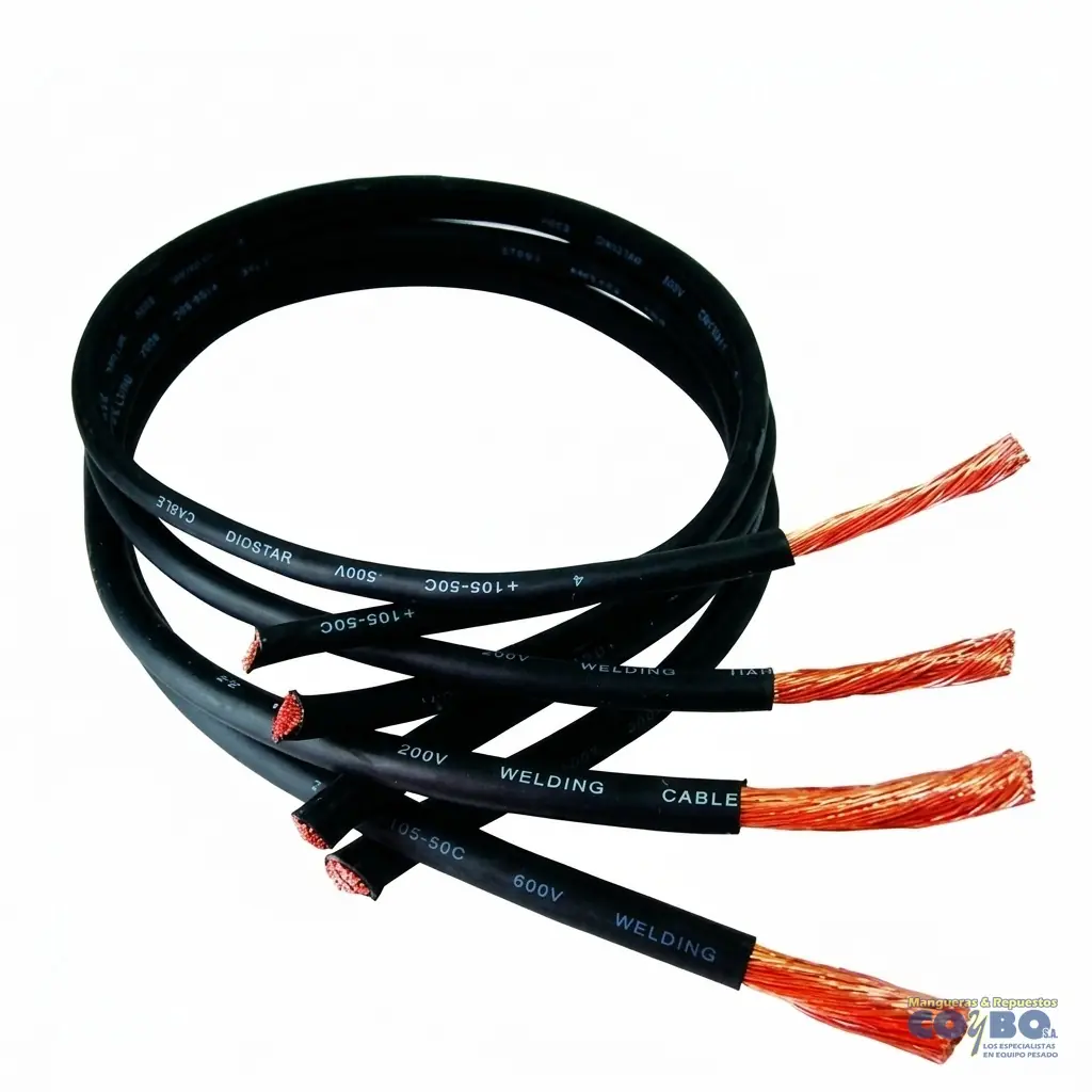 CABLE BATERIA 1/0 NEGRO - Imagen 1