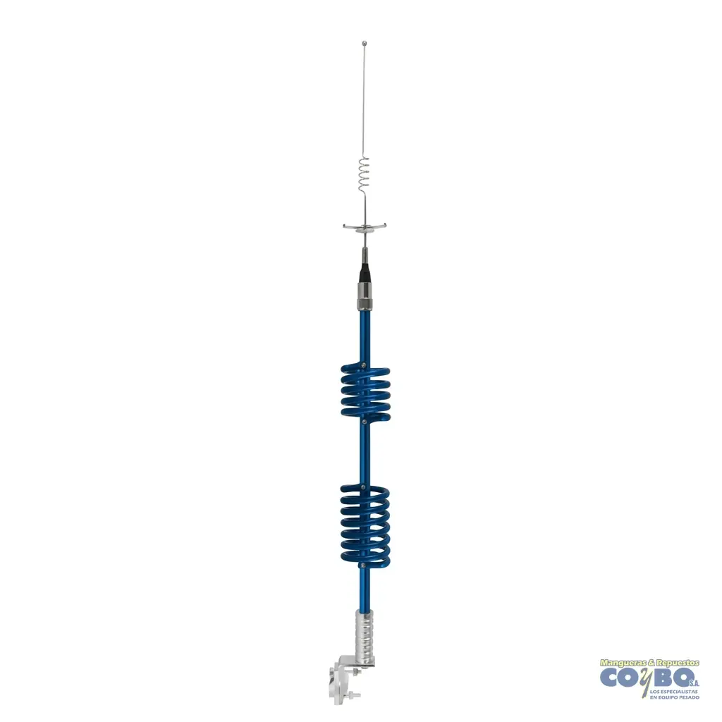 ANTENA 2 RESORTES, AZUL,94CM/37" - Imagen 1