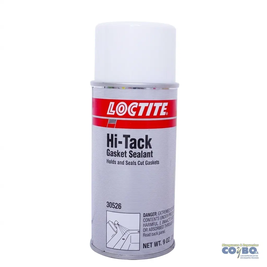 HIGH-TACK ROJO 9 0Z ADHESIVO SELLA HULE - Imagen 1