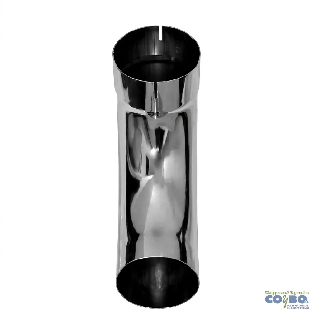 CODO MUFLA CROMADO 90°, 5" ID/OD LAO 16" - Miniatura 3
