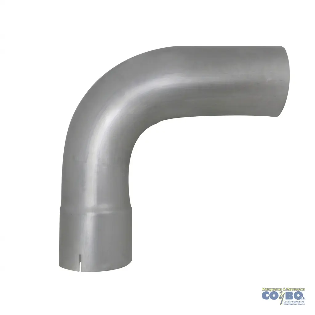 CODO MUFLA ALUMINIO 90°, 5" ID/OD 16"