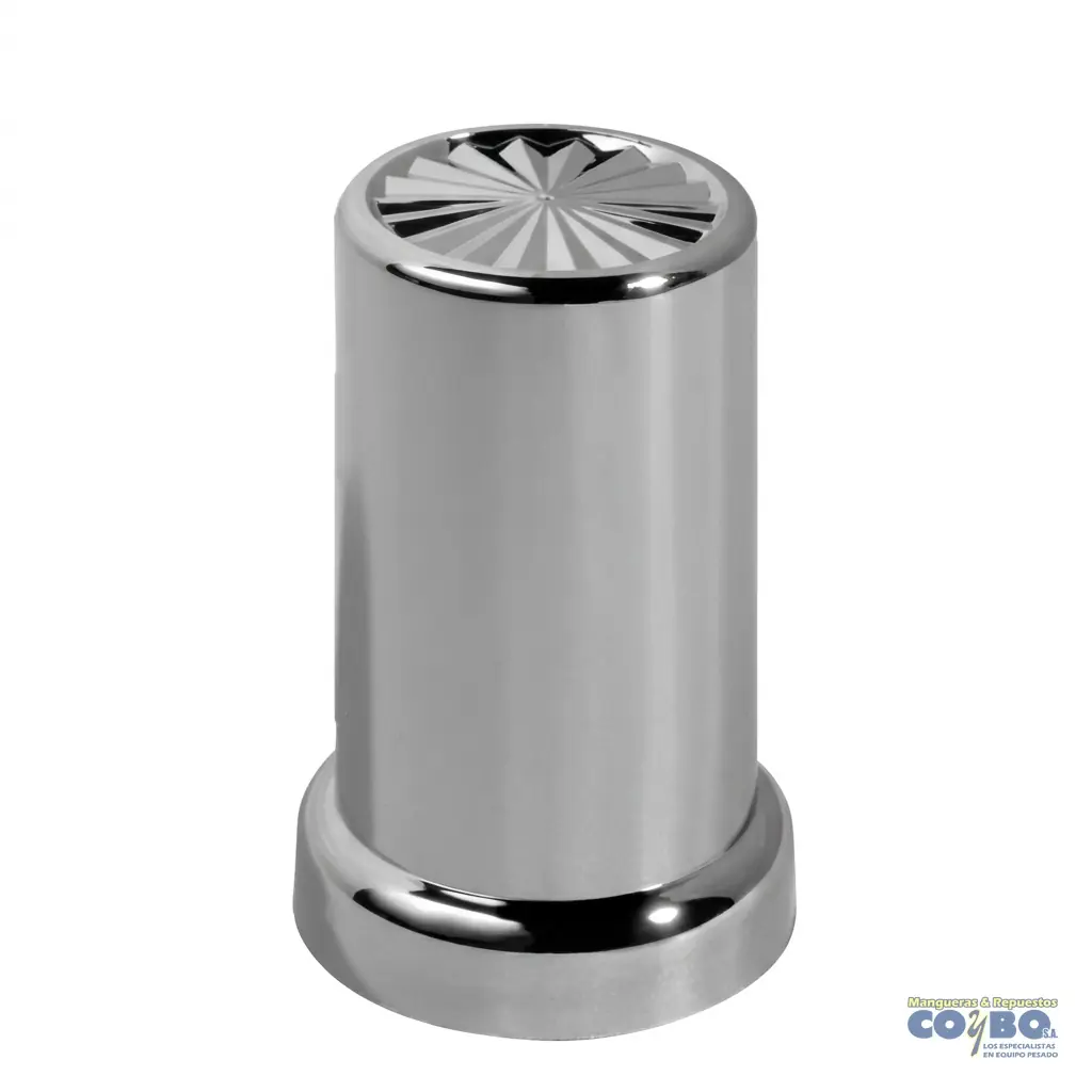 COPA 33MM CROMADA PLANA C/BORDE ROSCA - Imagen 1