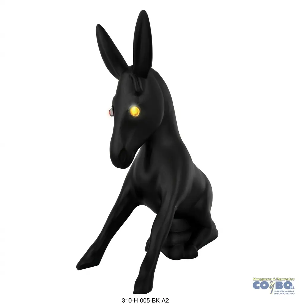 BURRITO NEGRO CON ILUMINACION DE OJOS - Miniatura 2