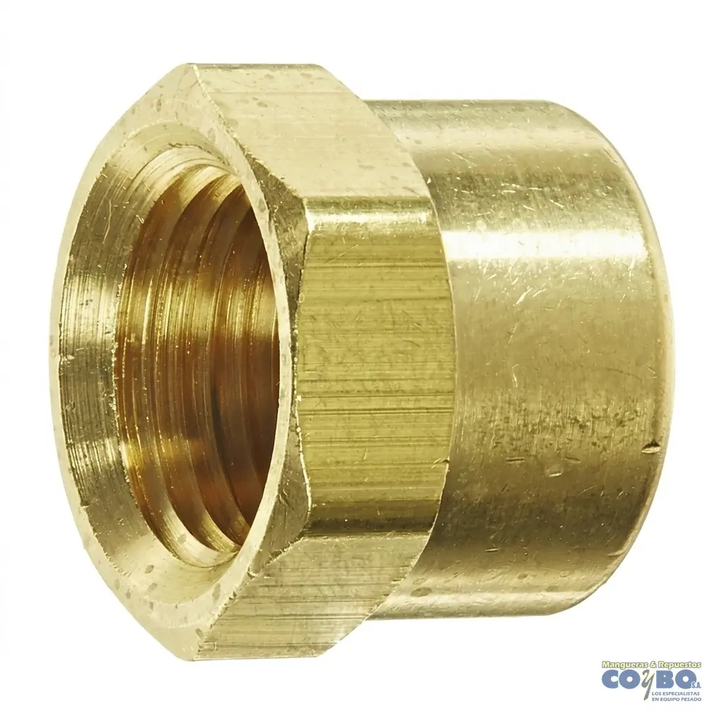 TAPON H NPT 3/8 BRONCE 108B - Imagen 1