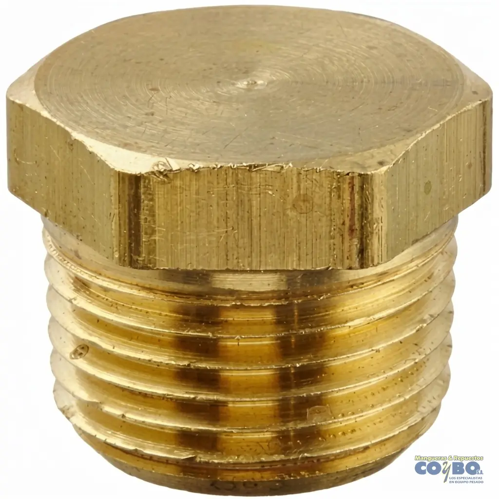 TAPON M NPT 3/4 BRONCE 121B - Imagen 1