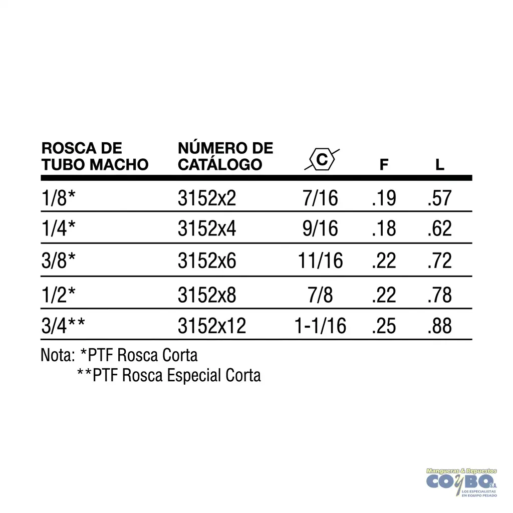 TAPON M NPT 1/8 BRONCE 121B - Miniatura 3