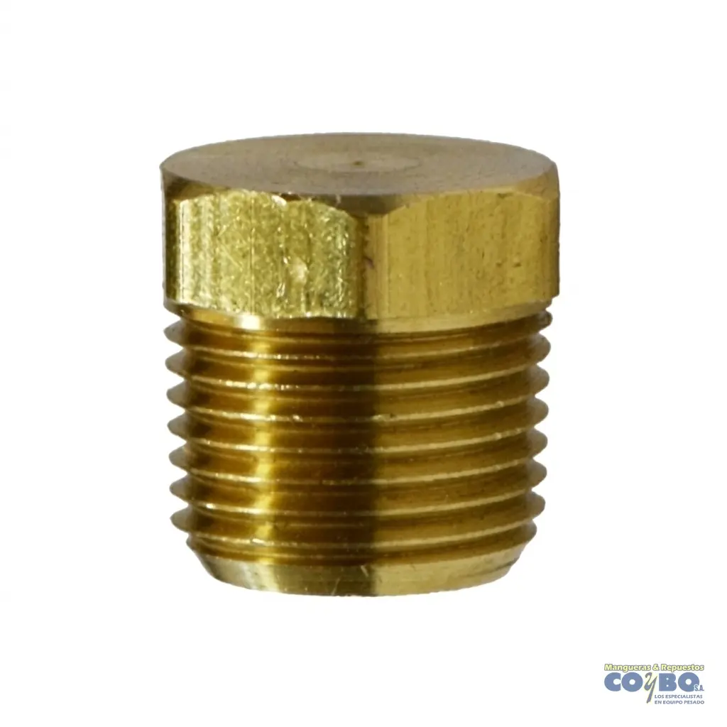 TAPON M NPT 3/8 BRONCE 121B - Imagen 1