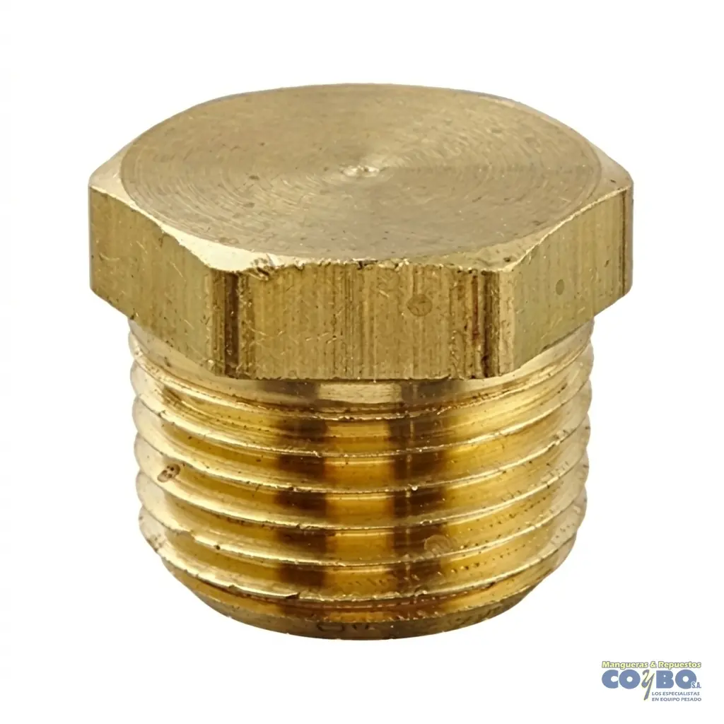 TAPON M NPT 1/2 BRONCE 121B - Imagen 1