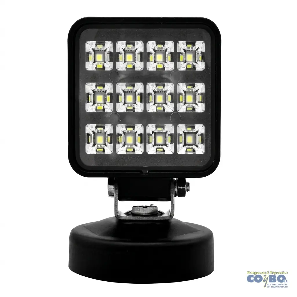 HALOGENO CUADRADO 3" 12 LED C/TOR MV UNI - Miniatura 3