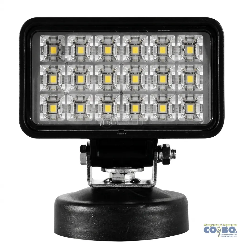 HALOGENO RECT 11X6" 18 LED MV JGO - Imagen 1