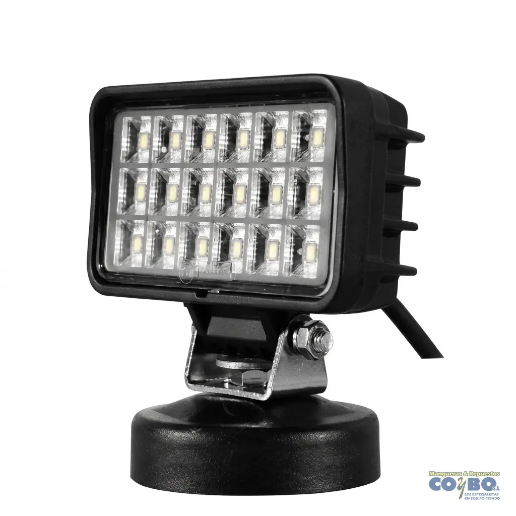 HALOGENO RECT 11X6" 18 LED MV JGO - Miniatura 2