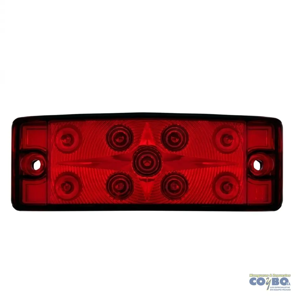 LAMP.RECT. 9 LED 12V UNID - Imagen 1