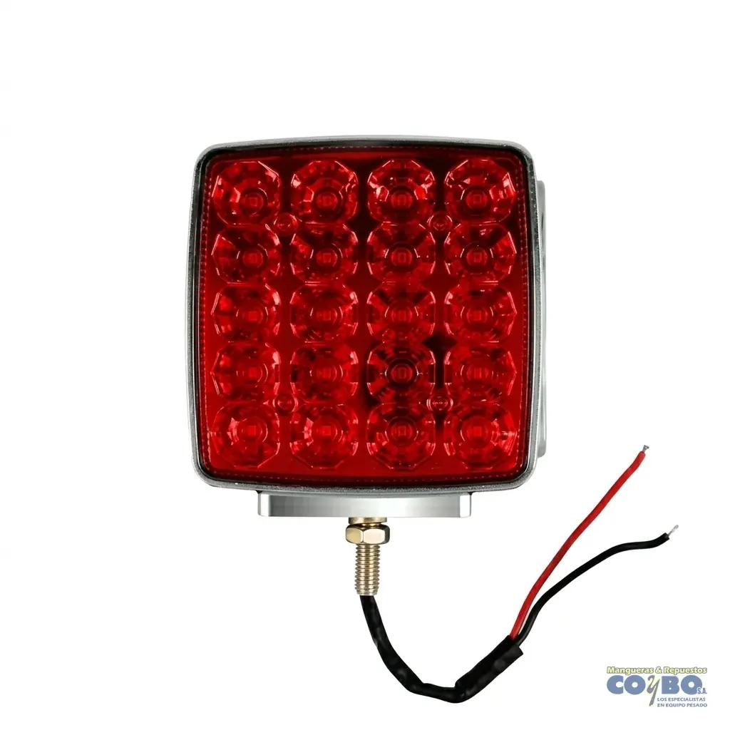 LAMPARA DOBLE CARA CUADRADA RH 44 LED - Imagen 1