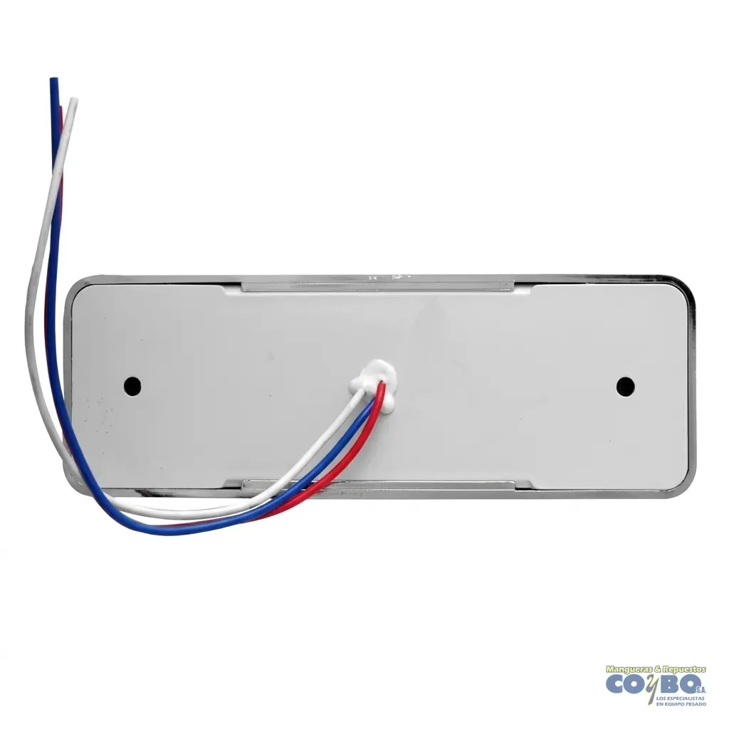 FAROL LATERAL ROJO C/BISEL 24 LED 12V - Miniatura 2