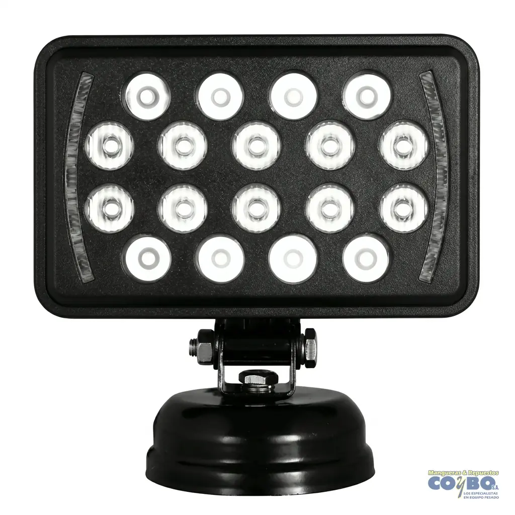 LAMP.OPTICA RECT. 5" 18 LED 2800LM UNIDA - Imagen 1