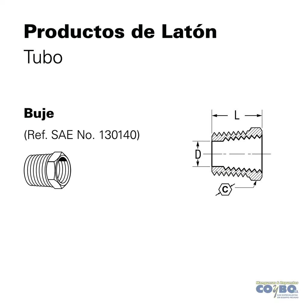 BUCHING REDUC M NPT 3/4 A H 3/8 110B - Miniatura 2