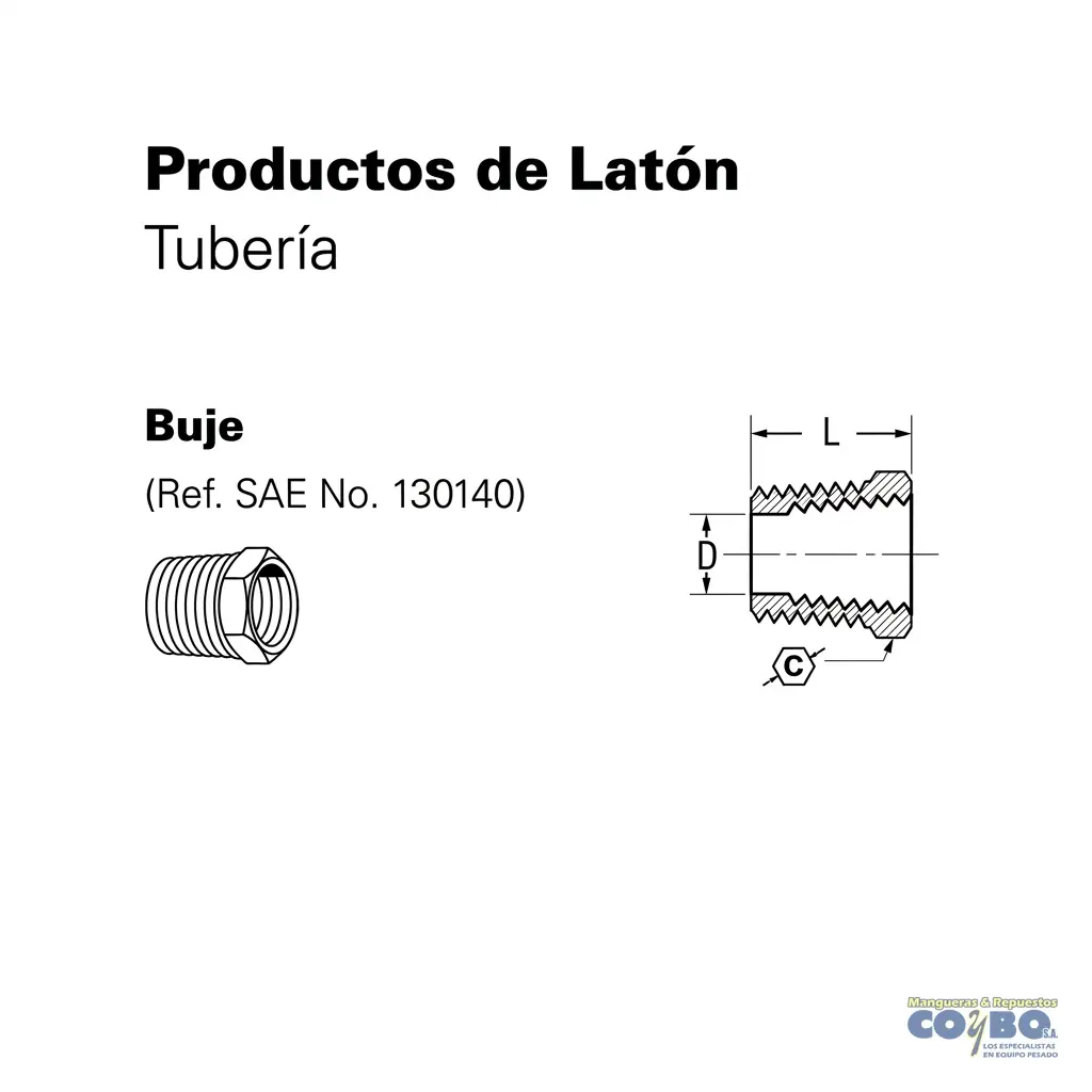 BUCHING REDUC M NPT 3/4 A H 1/2 110B - Miniatura 2