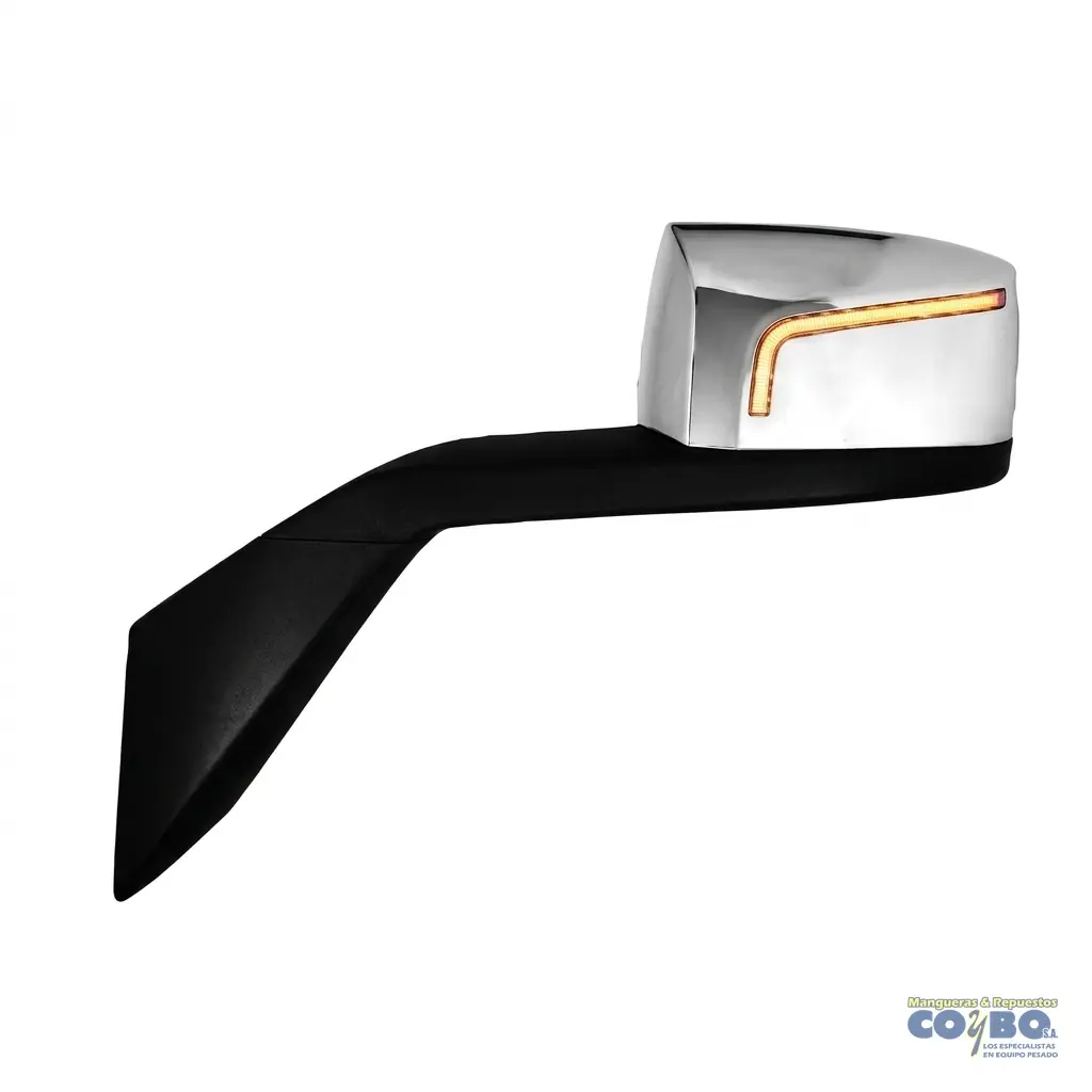 ESPEJO CROM. CON LUZ P/ CAPOT VOLVO IZQ - Imagen 1