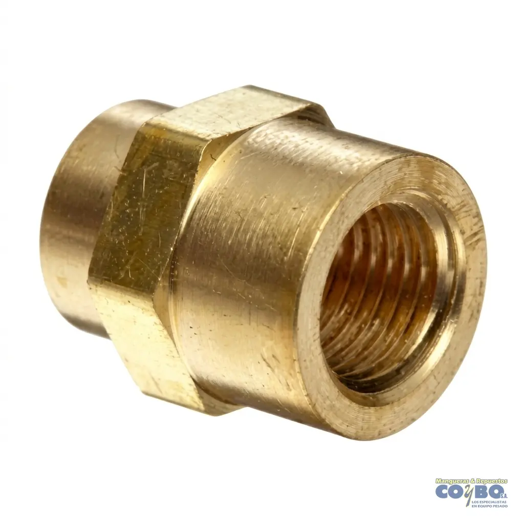 UNION H NPT 1/8 BRONCE 103B - Imagen 1