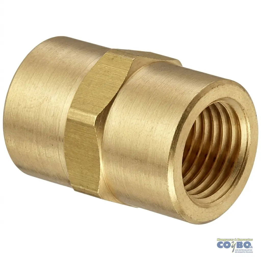 UNION H NPT 1/4 BRONCE 103B - Imagen 1
