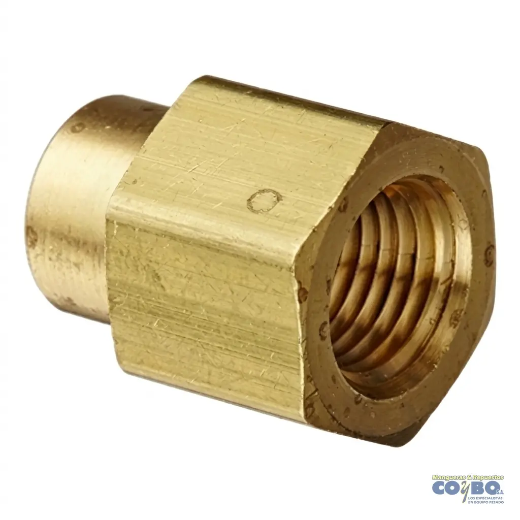 REDUCCION 1/4 H 1/8 H NPT BRONCE 119B - Imagen 1