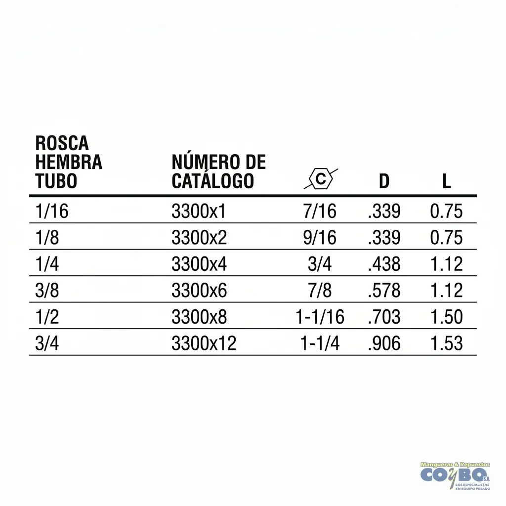 UNION H NPT 1/2 BRONCE 103B - Miniatura 3