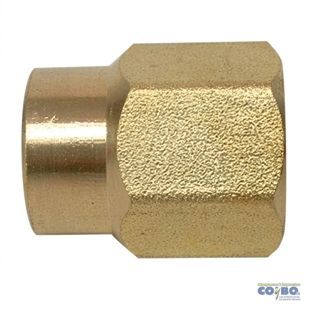 REDUCCION 1/2 H 3/8 H NPT BRONCE 119B - Imagen 1