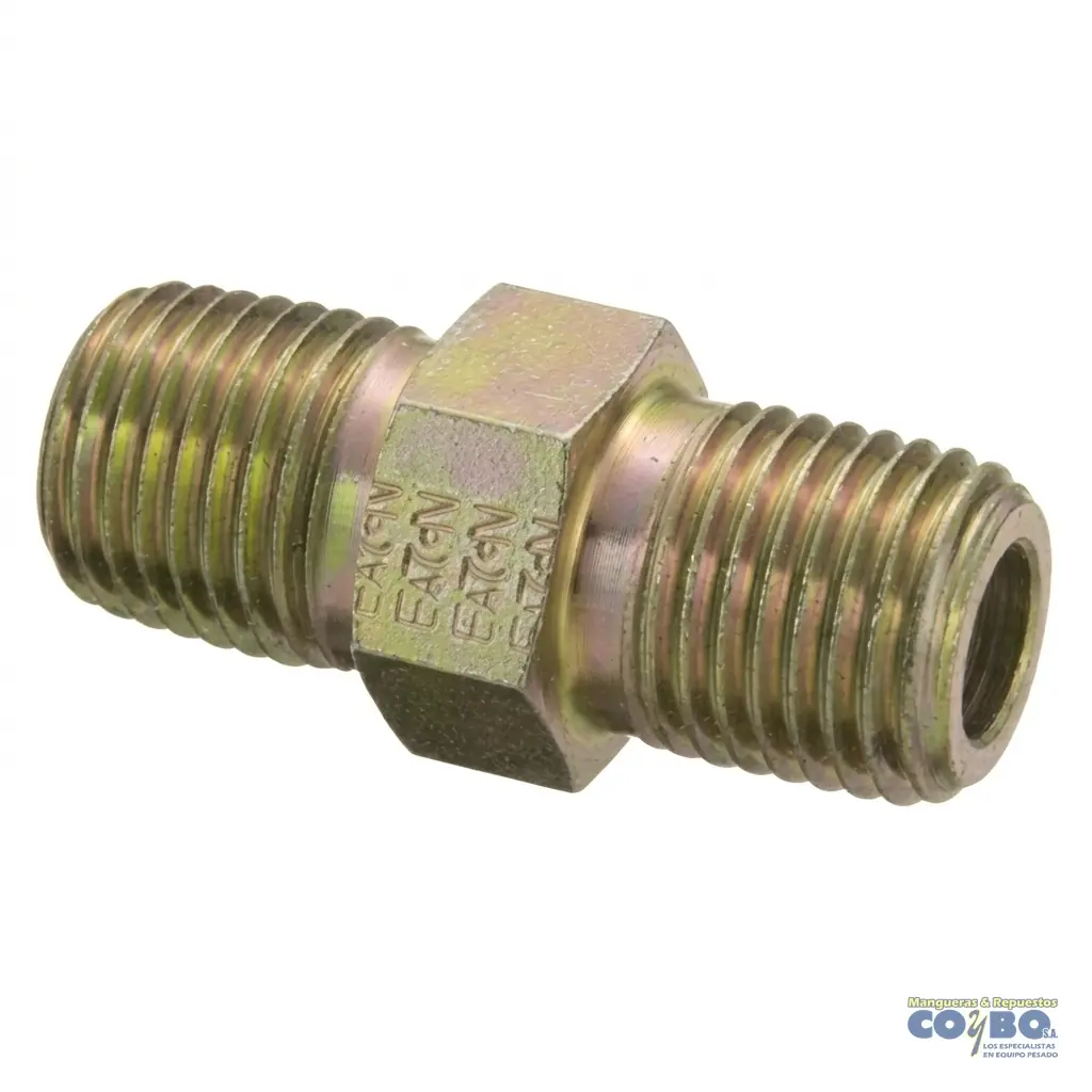 NIPLE CORTO HEXAGONAL NPT 3/4 - Imagen 1