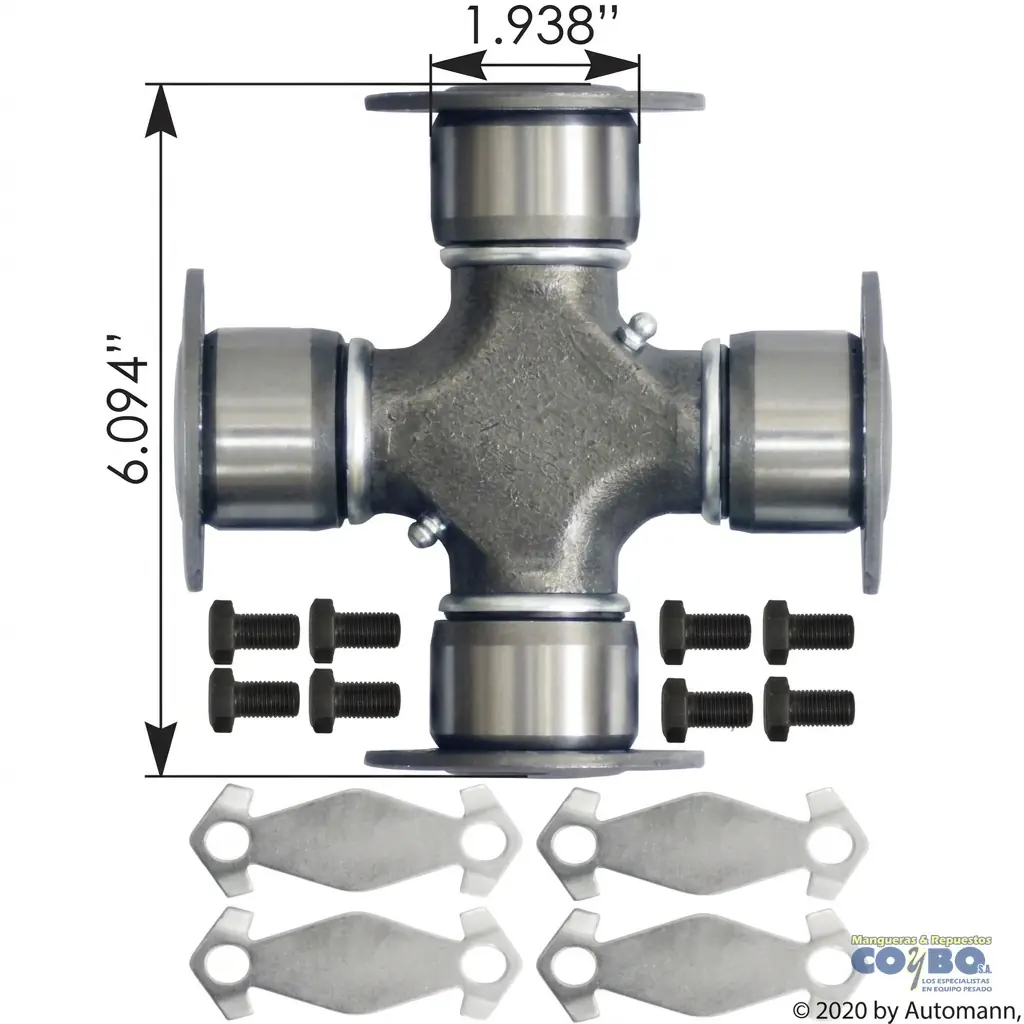 UNION BARRA D=1-15/16 L=6-3/32  (6.0494" - Miniatura 2