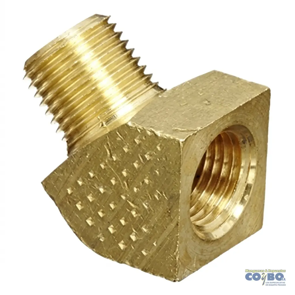 CODO NIPLE 45 H NPT 1/8 A M 1/8 - Imagen 1