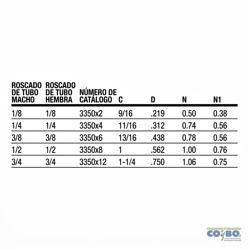 CODO NIPLE 45 H NPT 1/8 A M 1/8 - Miniatura 3