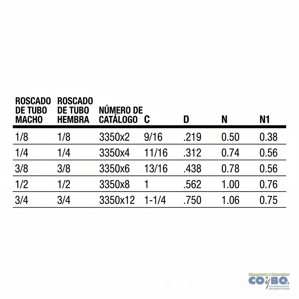 CODO NIPLE 45 H NPT 1/4 A M 1/4 - Miniatura 3
