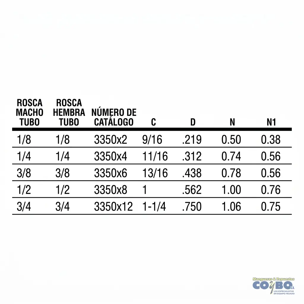 CODO NIPLE 45 H NPT 3/8 A M 3/8 - Miniatura 3