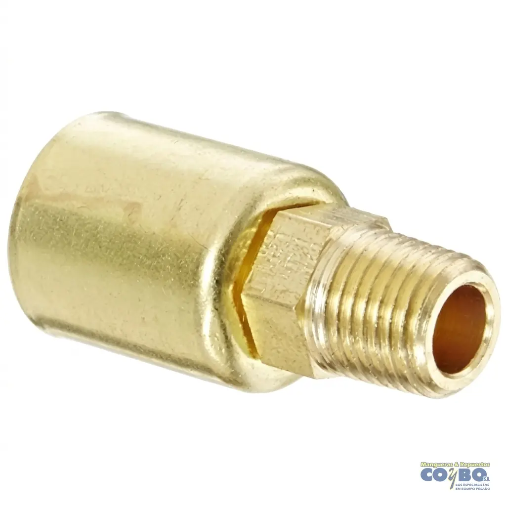 N.T. FITTING ESPIGA 3/8 A M NPT 1/4 J140