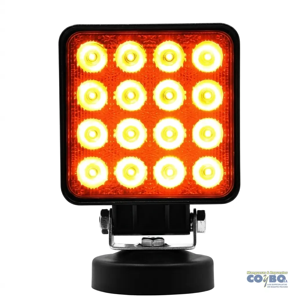 LAMP. CUADR.16 LED BLANC/AMBAR MV UNIDAD - Imagen 1