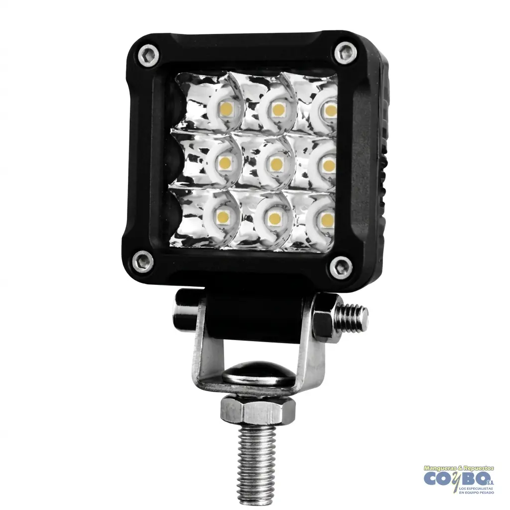LAMPARA TRAB.CUAD.9LED BLANCA MV UNIDAD - Imagen 1