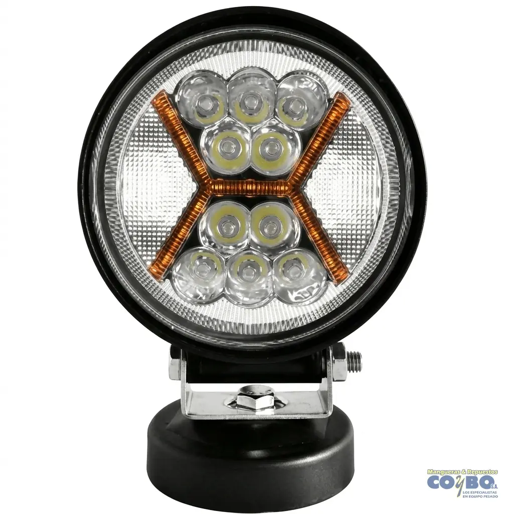 HALOGENO REDONDO 24+15LED MV UNIDAD - Imagen 1