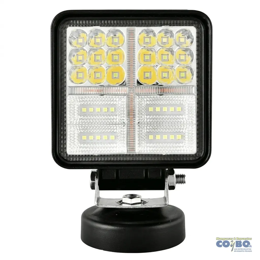 LAMP.CUADRD.16 LED AMBAR 4500 MV UNIDAD - Miniatura 4