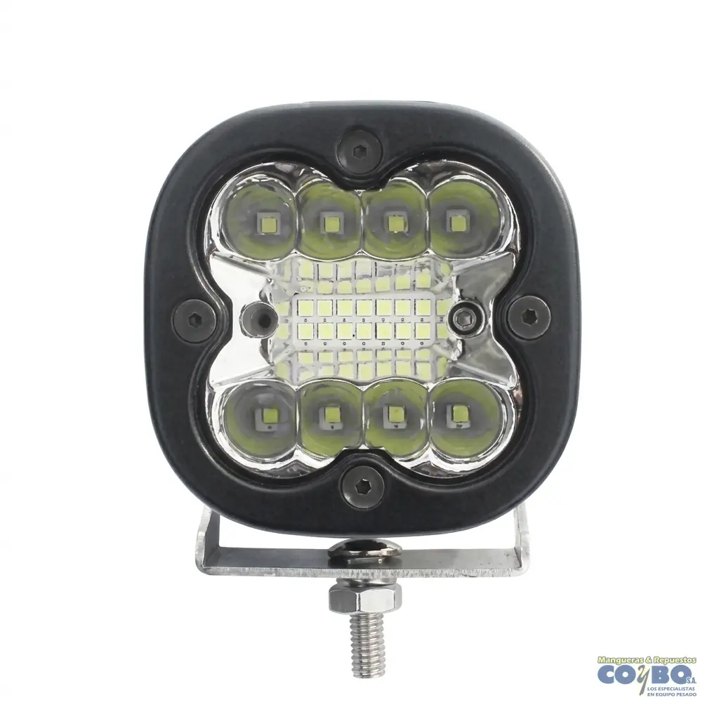 HALOGENO CUADRAD BLANCO 22 LED MV UNIDAD - Imagen 1