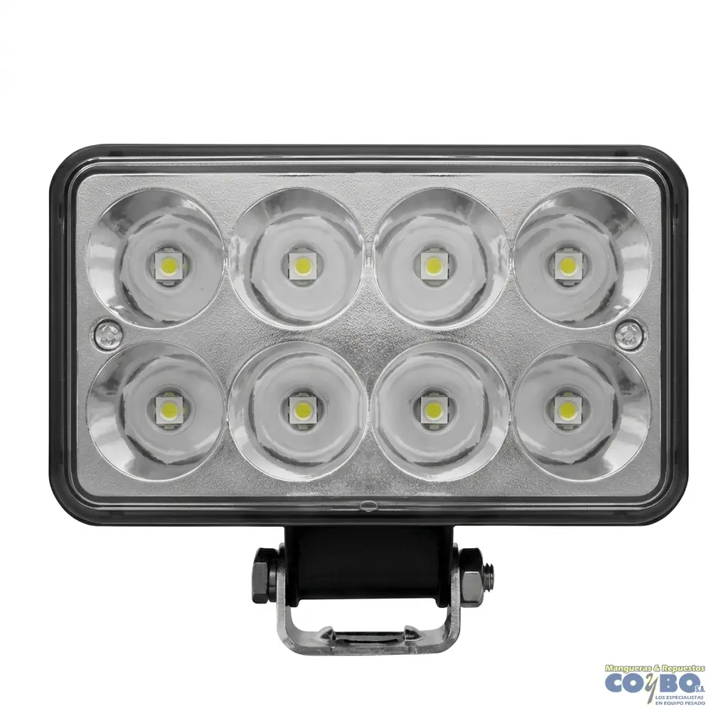 LAMP.RECT BLANCA 8 LED UNIDAD - Imagen 1