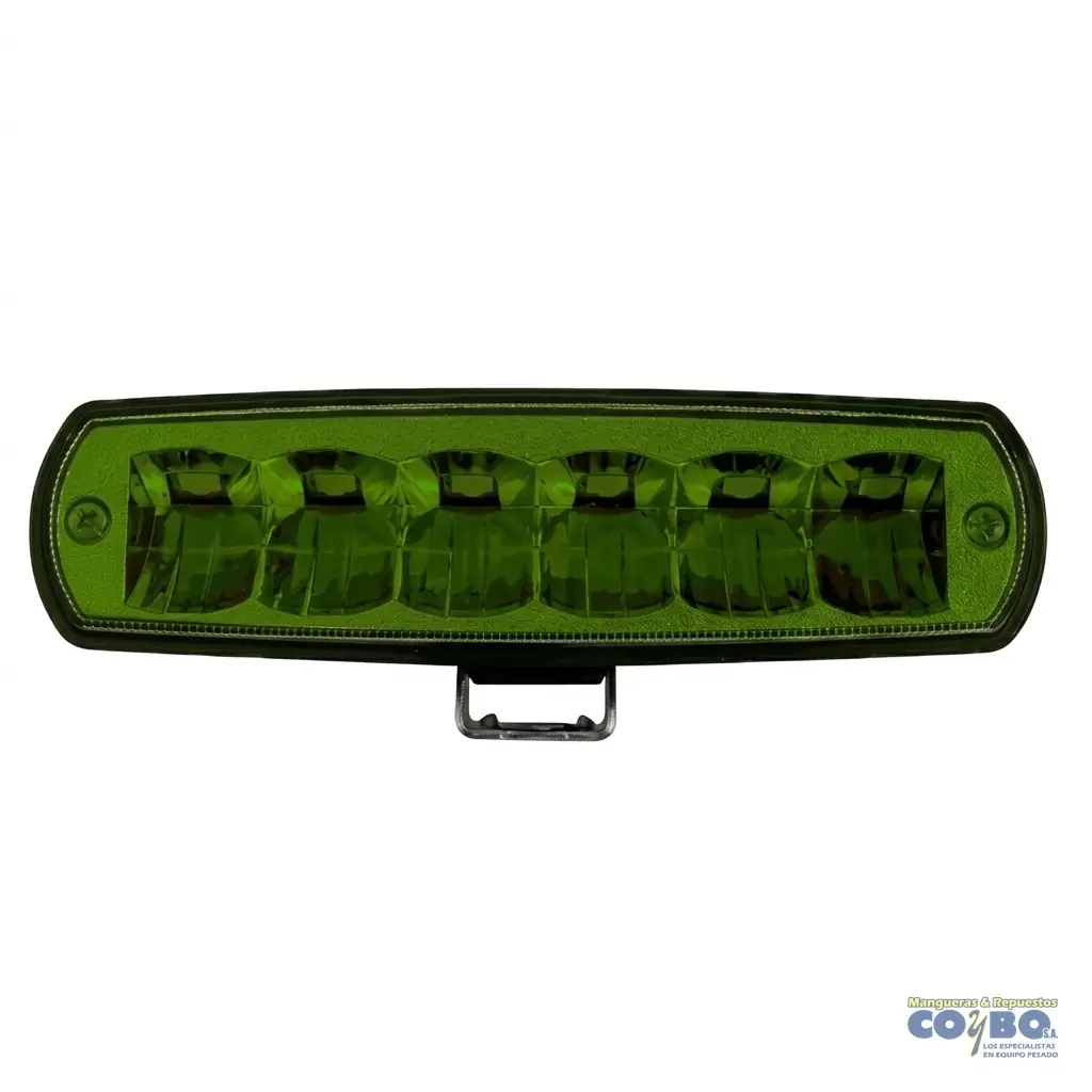 LAMP. RECT 6 LED AMBAR - Imagen 1