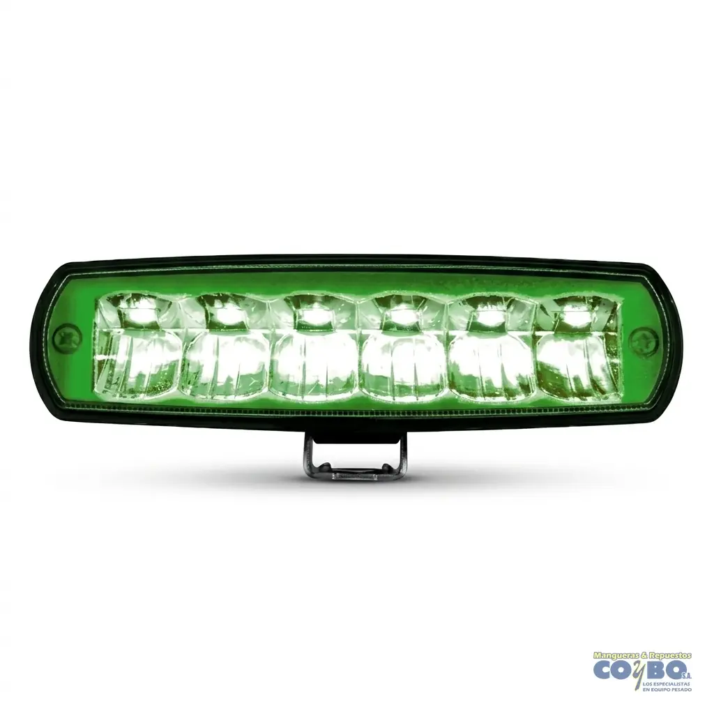 LAMP. RECT 6 LED AMBAR - Miniatura 3