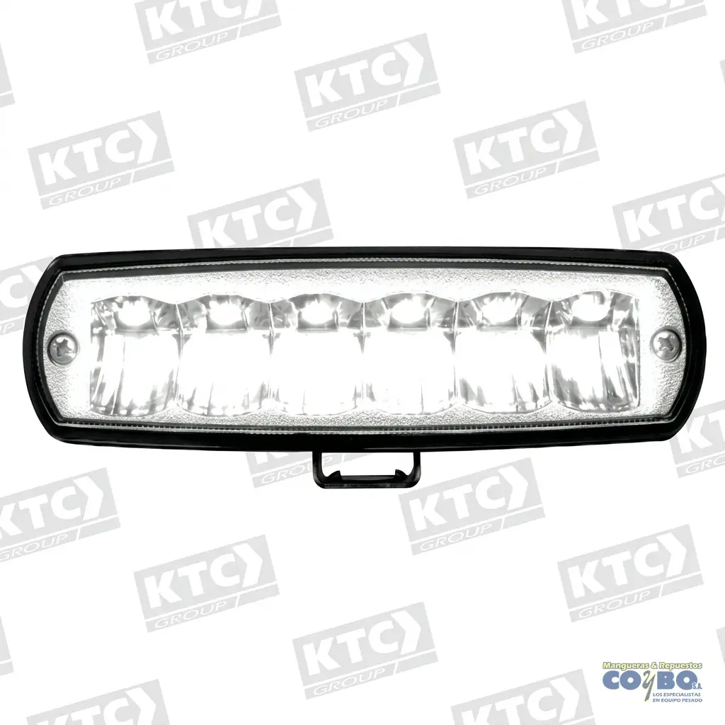 LAMP. RECT BLANCA 6 LED UNIDAD - Miniatura 2