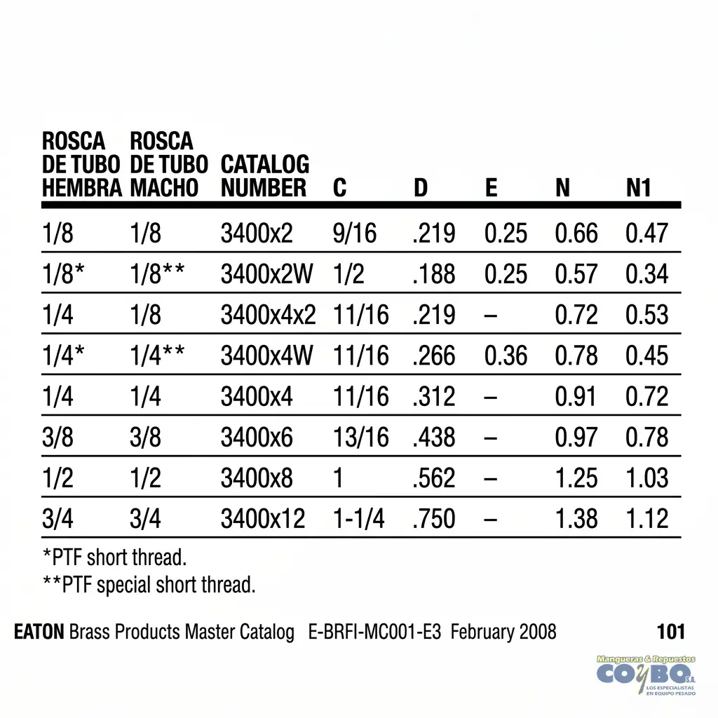 CODO NIPLE 90 H NPT 3/4 A M 3/4 116B - Miniatura 3