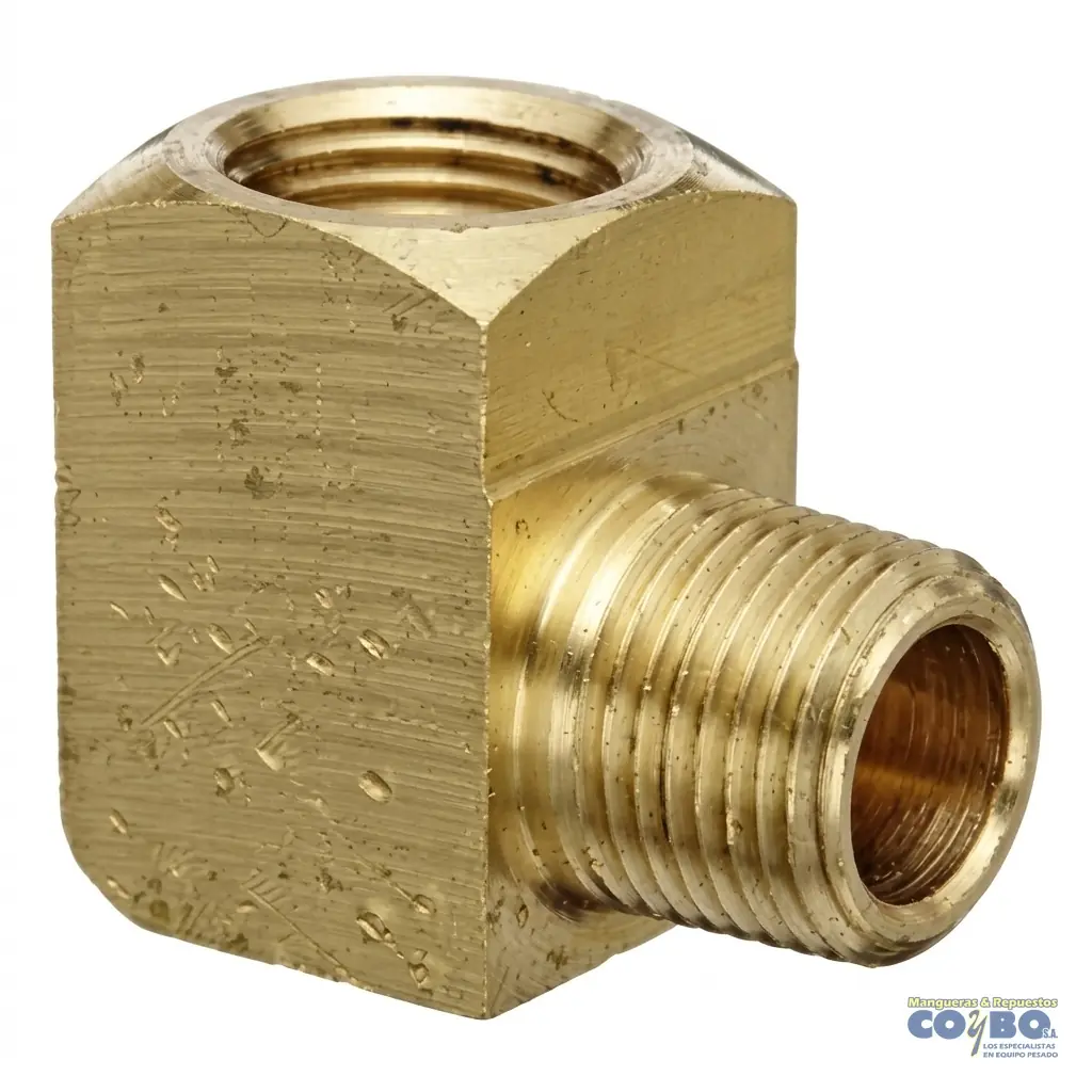 CODO NIPLE 90 H NPT 3/8 A M 3/8 116B - Imagen 1