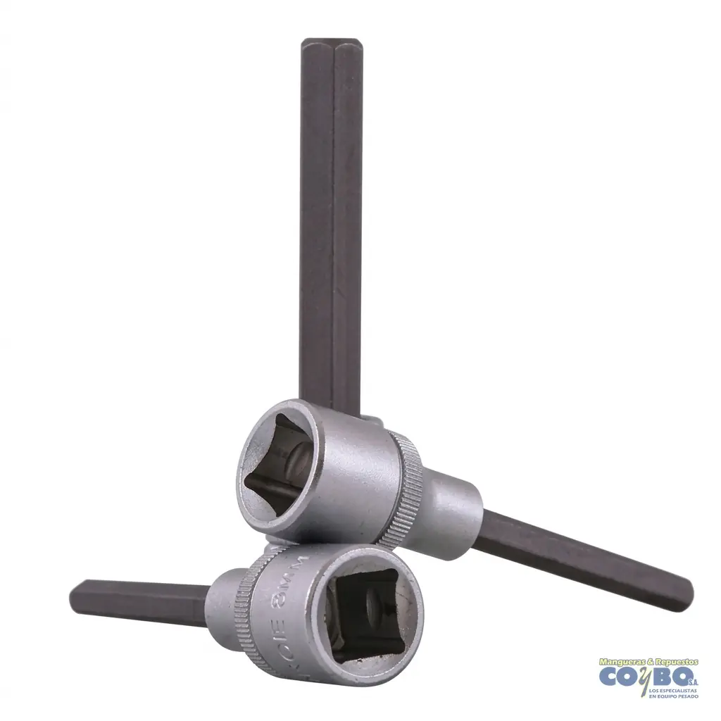 CUBO ALLEN 10MM ESP 1/2 LARGO CROMADO - Imagen 1
