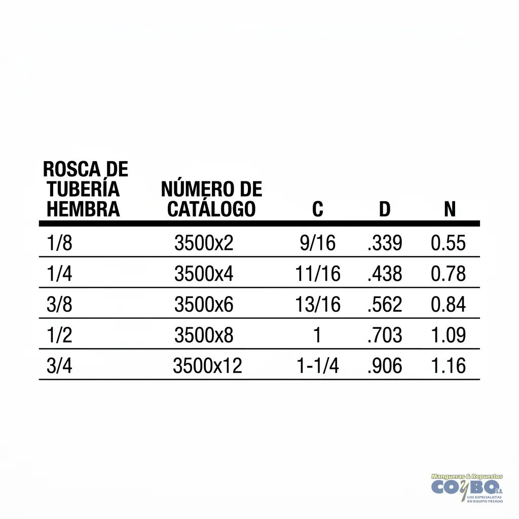 CODO 90 H NPT 1/2 A H NPT 1/2 100B - Miniatura 3