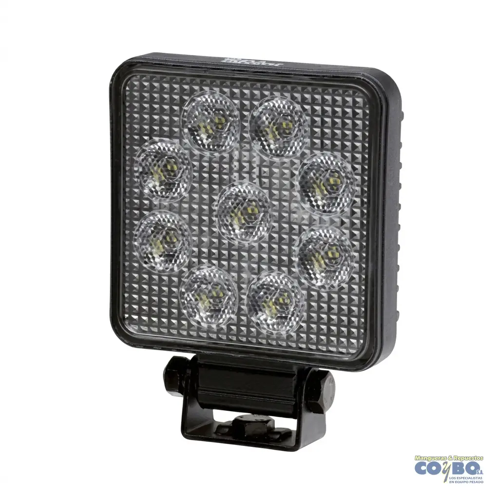 HALOGENO CUADRADO 4X4 9LED M.V PAR - Imagen 1